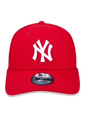 Boné New Era Juvenil 9forty Mlb New York Yankees Vermelho/Branco