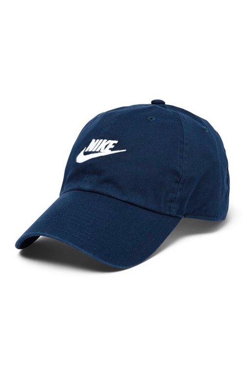 Boné Nike Sportswear Futura Washed Strapback Azul/Branco