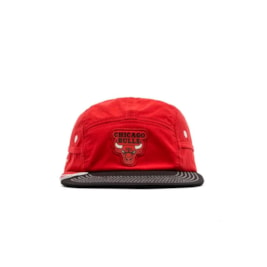 Boné OUS 5 Panel NBA Bulls Vermelho/Preto