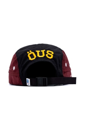 Boné OUS 5 Panel NBA Heat Preto/Vermelho