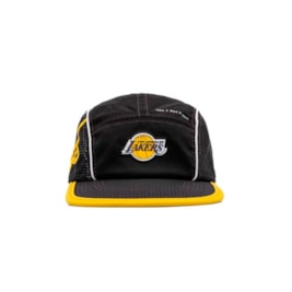 Boné OUS 5 Panel NBA Lakers Preto/Amarelo