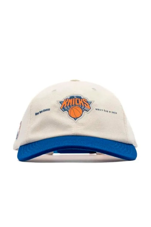 Boné OUS 6 Panel NBA Knicks Branco/Azul