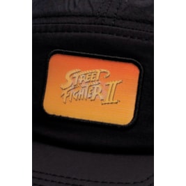 Boné OUS Street Fighter II 5 Panel Velcro Preto