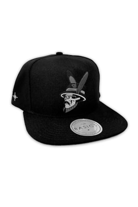 Boné Snapback Playboy Preto