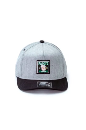 Bone Starter Aba Curva Snap Popeye Cinza/Preto Bone Starter Aba Curva Snap Popeye Cinza/Preto