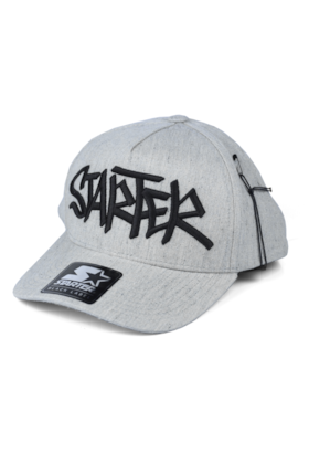 Boné Starter Aba Curva Snapback Flip 2 Cinza Boné Starter Aba Curva Snapback Flip 2 Cinza