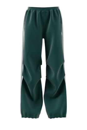 Calça Adidas Adibreak Stripes Tactel Verde/Branco