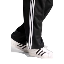 Calça Adidas Adicolor Baggy Fit Firebird Preto/Branco