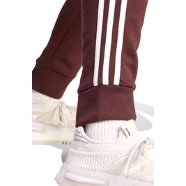 Calça Adidas Adicolor Classics 3-Stripes Marrom/Branco
