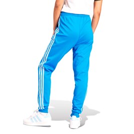 Calça Adidas Adicolor Classics Cuffed Track Pants Azul/Branco - NewSkull