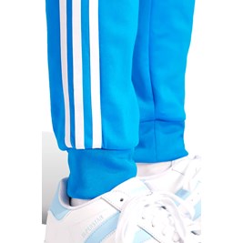 Calça Adidas Adicolor Classics Cuffed Track Pants Azul/Branco