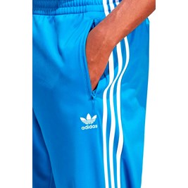 Calça Adidas Adicolor Classics Cuffed Track Pants Azul/Branco - NewSkull