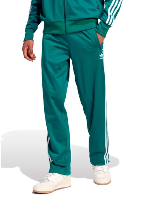 Calça Adidas Adicolor Classics Firebird Verde/Branca