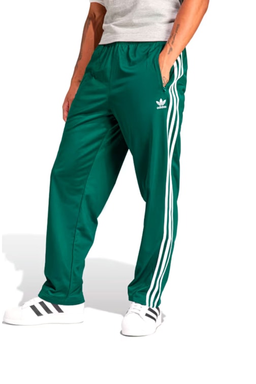 Calça Adidas Adicolor Classics Firebird Verde/Branco