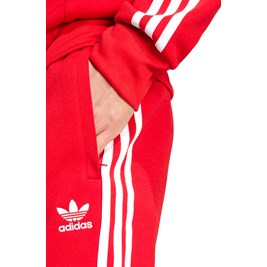 Calça Adidas Adicolor Classics SST Vermelho/Branco