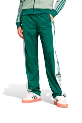 Calça Adidas Feminino Adibreak Verde/Branco