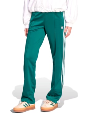 Calça Adidas Firebird Adicolor Classics Verde/Branco
