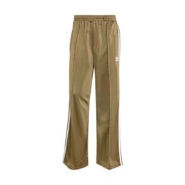 Calça Adidas Firebird Loose Track Verde/Branco