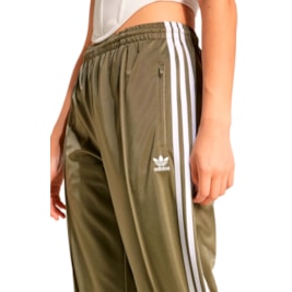 Calça Adidas Firebird Loose Track Verde/Branco