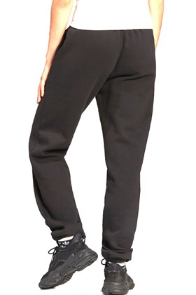 Calça Adidas Jogger Adicolor Essentials Fleece Preto/Branco