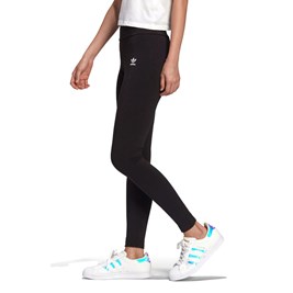 Shorts Legging Yoga Cintura Alta Adidas Essentials Preto Feminino