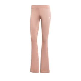 Calça Adidas Legging Flared Marrom/Branco