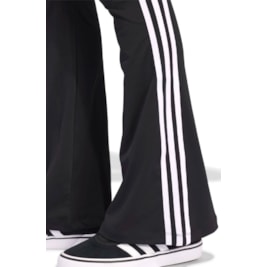 Calça Adidas Legging Flared Preto/Branco