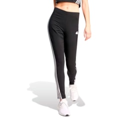 Calça Adidas Legging Future Icons 3-stripes Preto/Branco