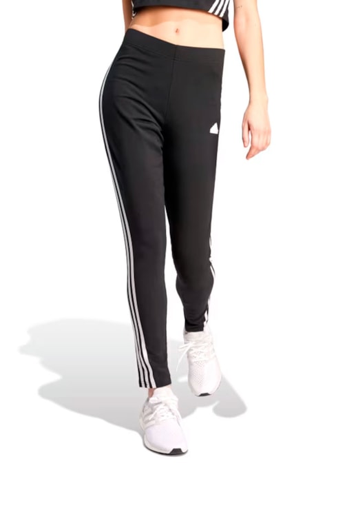 Calça Adidas Legging Future Icons 3-stripes Preto/Branco