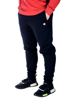 Calça Champion Moletom Embroidery Preto