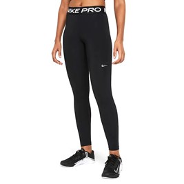Calça Legging Nike Pro Feminina Preto/Branco