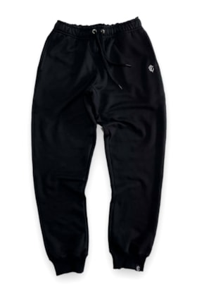 Calça Moletom Jogger Caos Art Ink Preto