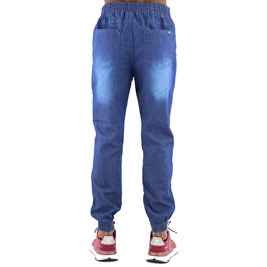 Calça NewSkull Jogger Jeans Azul