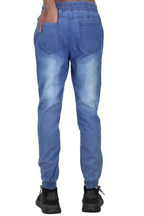 Calça NewSkull Jogger Jeans Claro Azul