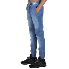 Calça NewSkull Jogger Jeans Claro Azul