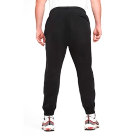 Calça Nike Sportswear Club Fleece Masculina Preto/Branco