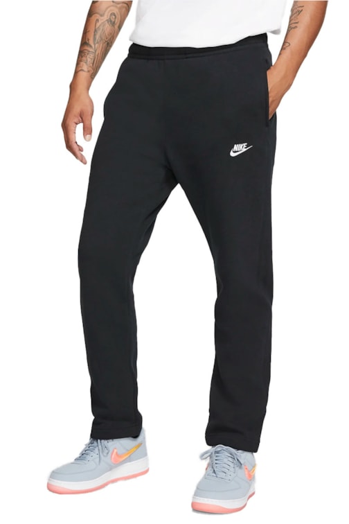 Calça Nike Sportswear Club Moletom Preta - NewSkull