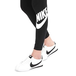Calça Nike w Nsw Essntl Lggng Futura Hr Preto/Branco