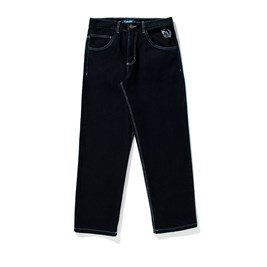 Calça TUPODE Jeans 678 Contraste Preta