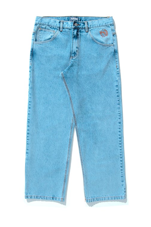 Calça TUPODE Jeans 678 Sky Azul