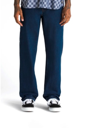 Calça Vans Denin Drill Chore Relaxed Carpenter Denim Pant Upland Azul