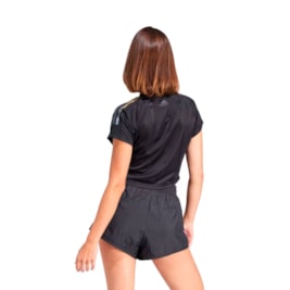 Camisa Adidas Cropped Tiro Summer Preto