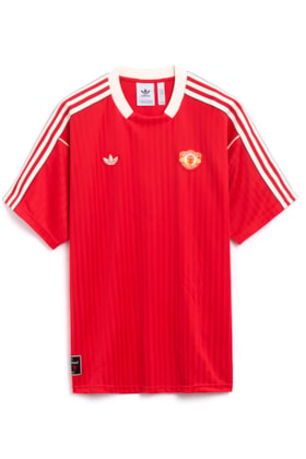 Camisa Adidas Manchester United Terrace Icons Vermelho