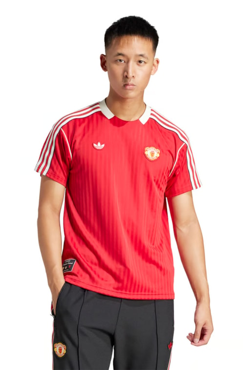 Camisa Adidas Manchester United Terrace Icons Vermelho