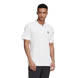 Camisa Adidas Polo Trefol Branca/Preta