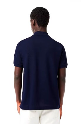 Camisa Polo Lacoste Masculina L.12.12 Original Azul Marinho