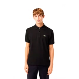 Camisa Polo Lacoste Masculina L.12.12 Original Preto