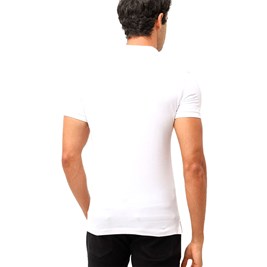 Camisa Polo Lacoste Masculina Slim Fit Petit Piquet Branco