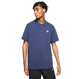 Camisa Polo Nike Sportswear Azul/Branco