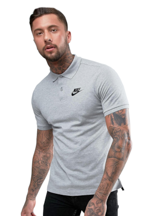 Camisa Polo Nike Sportswear Cinza